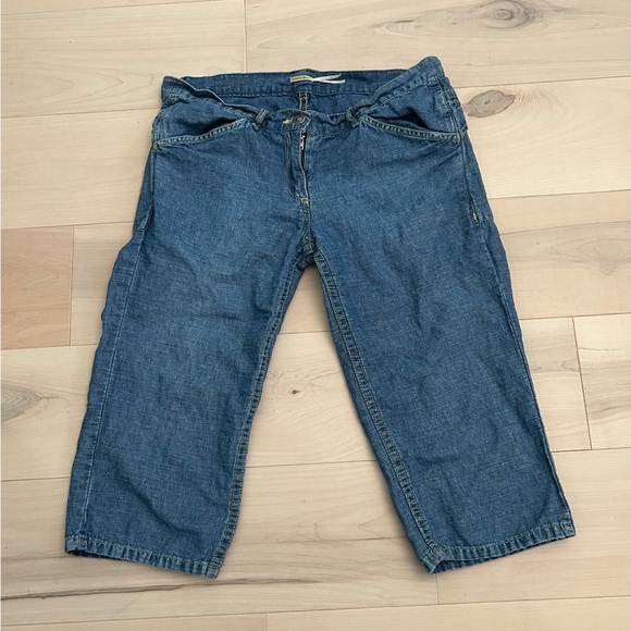 Max Studio Cotton/Linen Bermuda Shorts Size 8 - Picture 1 of 13